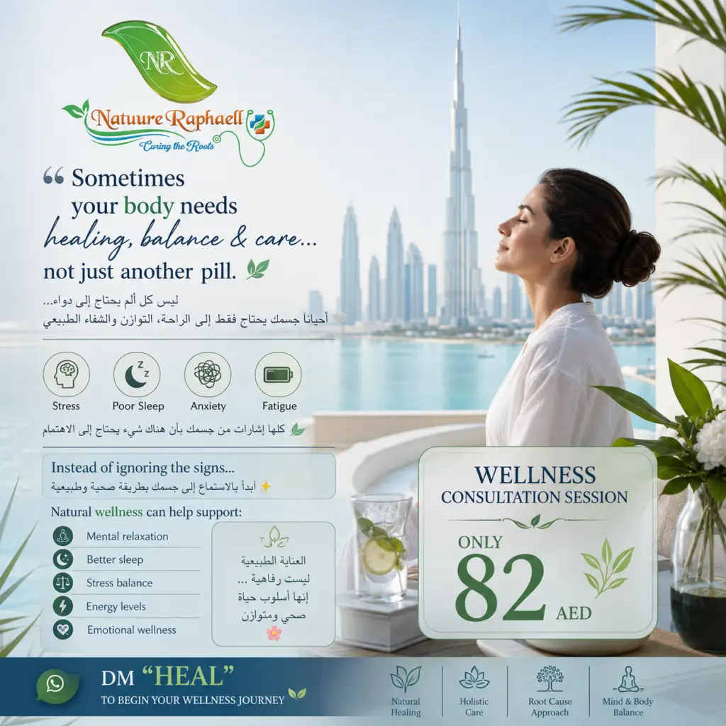 Why Dubai’s Fast Lifestyle Is Causing Weight Gain & Stomach Problems And How Natuure Raphaell Can Help Naturally